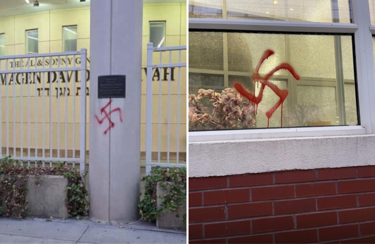 escola-judaica-em-ny-e-vandalizada-com-suasticas-logo-apos-vitoria-de-prefeito-muculmano - ReviverNoticiasGospel escola-judaica-em-ny-e-vandalizada-com-suasticas-logo-apos-vitoria-de-prefeito-muculmano