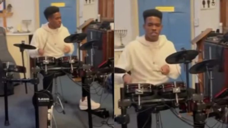 craque-da-selecao-estevao-toca-bateria-durante-culto-em-londres - ReviverNoticiasGospel craque-da-selecao,-estevao-toca-bateria-durante-culto-em-londres